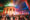 Eventgoers party at a silent disco event at the British Museum